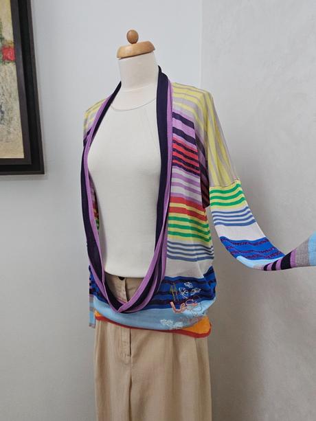 Desigual sveter z viskózy, desigual,xl