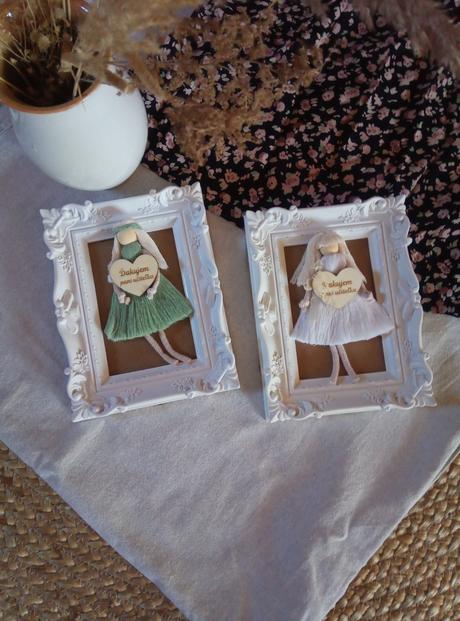 Anjelik/víla v rámiku,