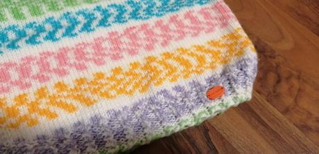 Ručne pletený sveter plus čiapka, 62