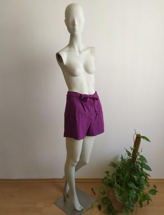 Purpurové tenké kraťasy, c&a,36