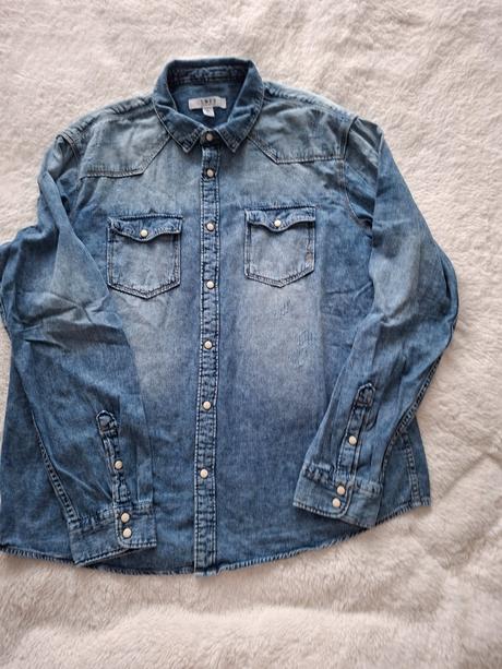 Dámska riflova košeľa, m