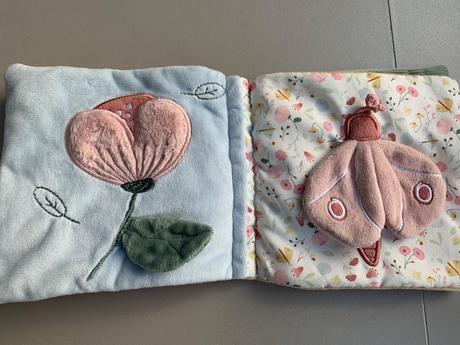 Little dutch knižka plyšová veľká kvety a motýle, 