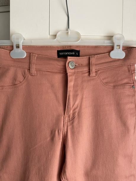 Staroruzove damskw elasticke nohavice, terranova,s