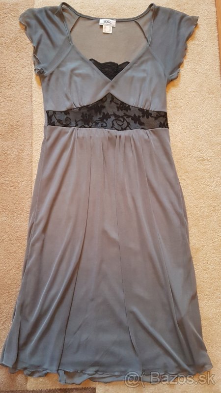 Krátke sivé šaty, bonprix,s