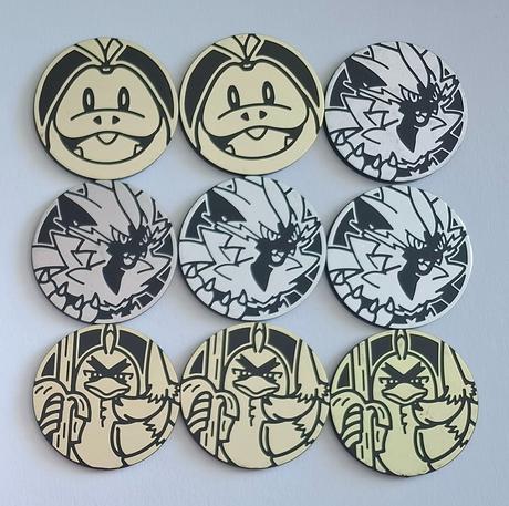 Pokémon mince (veľké) 33ks,