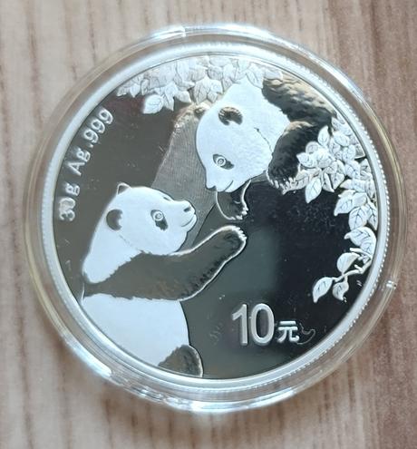 Strieborná minca 10 yuan 2023 čína 30g ag - chines,