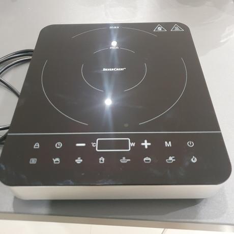 Indukčný varič nový, iba vyskúšaný, silver crest