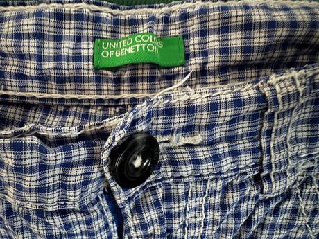 Kárované kraťasy benetton, benetton,110