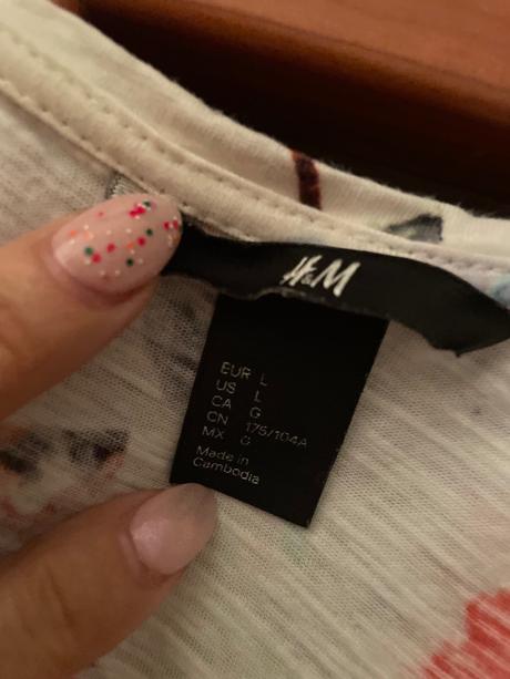 Krásne kvetinové saty zn h&m, h&m,l