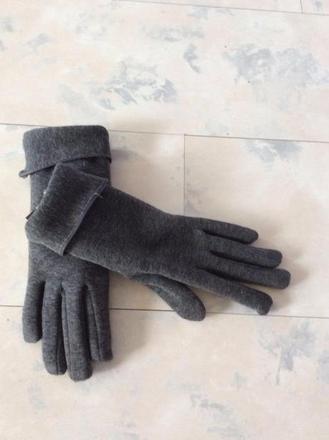 Teplé rukavičky s kožušinkou, m