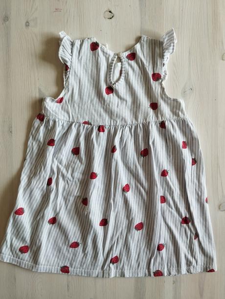 Šaty jahôdky, h&m,86