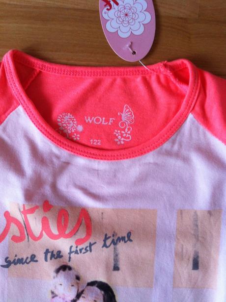 Dievčenské tričko na leto - v.122, wolf,122