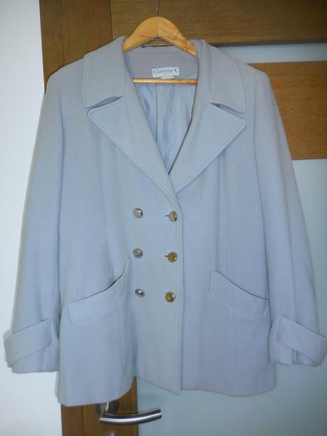 Sivý prechodný kabátik, l