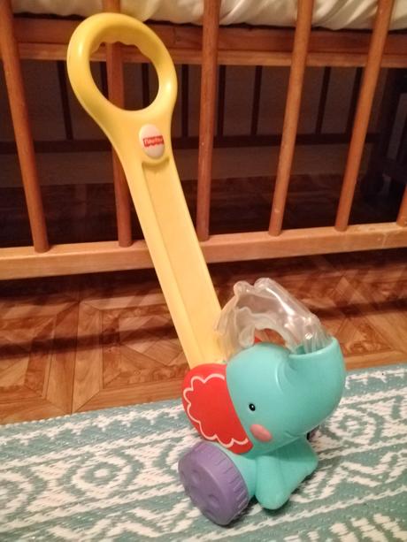 Fisher price sloník na tlačenie, 
