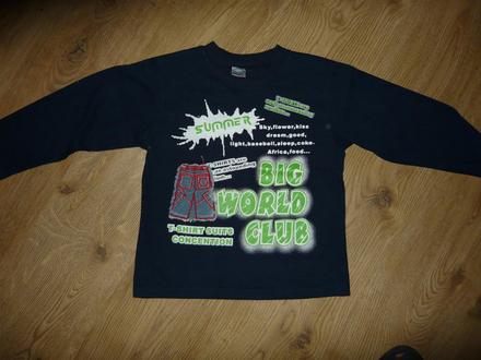 Tričko s dlhým rukávom. 122, 122