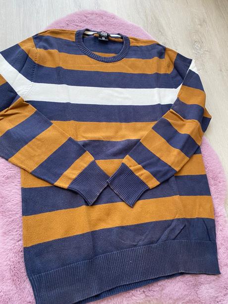Pánsky sveter s pásikmi, new yorker,m