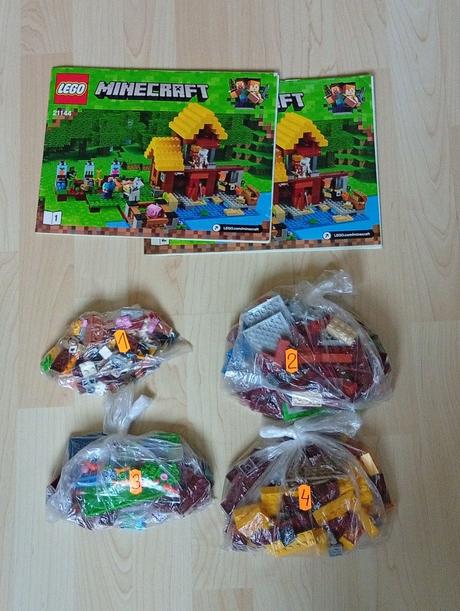21144 lego minecraft - farmárska usadlosť, 