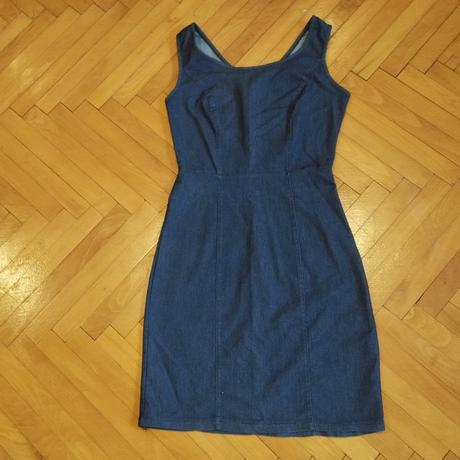 Mäkkučké riflové šaty bavlna, s