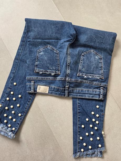 Zara rifle s perličkami xs, zara,xs