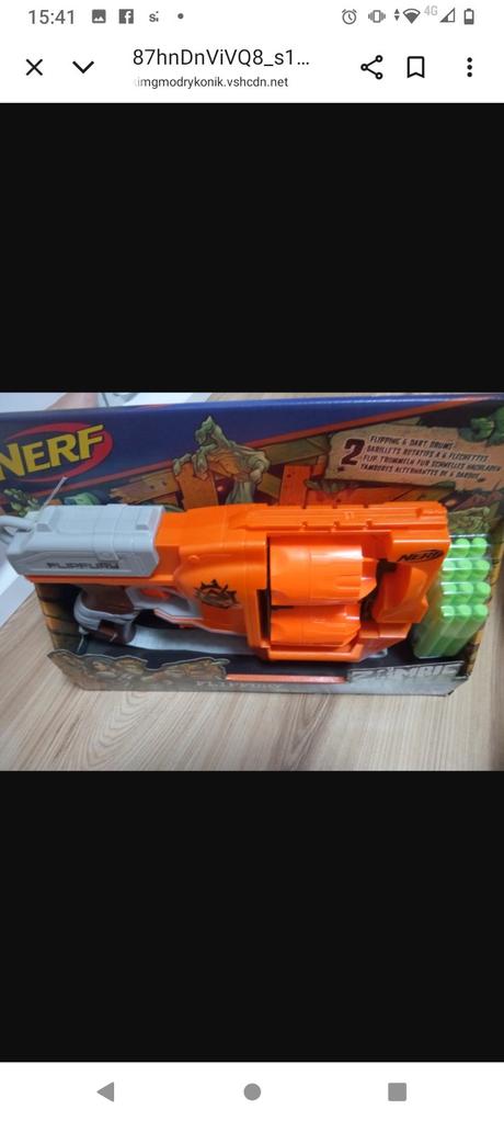 Nerf pistol nova, 