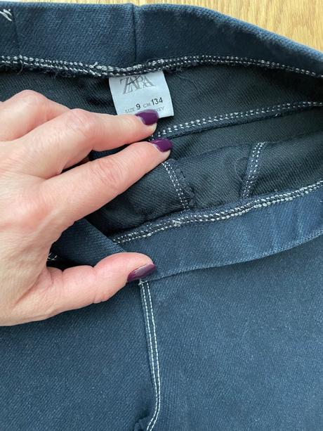Zara elasticke pohodlne riflove leginy, zara,134