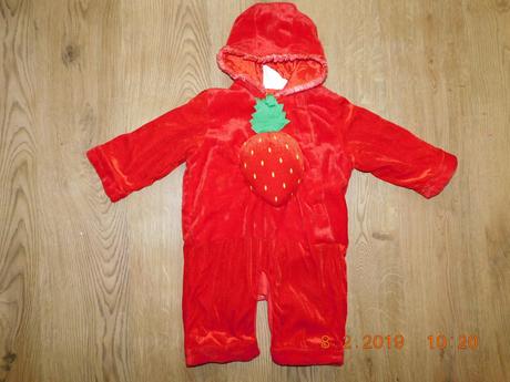 34s. maska na karneval -jahoda,