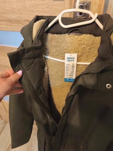 Bunda - vetrovka s kožúškom 152/158, pepco,158