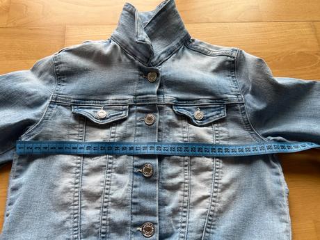 Rifľová bunda v. 128, h&m,128