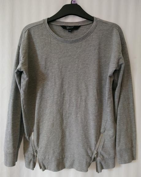 Dievčenská svetlo sivá mikina, new look, new look,158