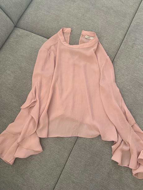 Blúzka slaboruzova elegantná zn.bershka s, bershka,s