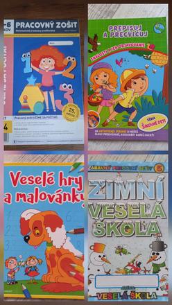 Knihy s úlohami a aktivitami pre deti,