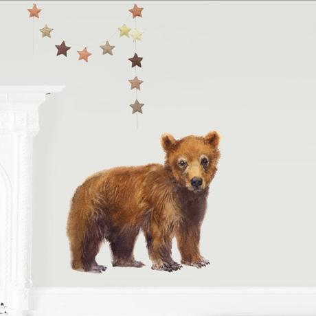 Nálepka medveď - bez pvc - 50cm, 