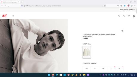 Mikina hm, mikina santa reserved, h&m,l / xxl
