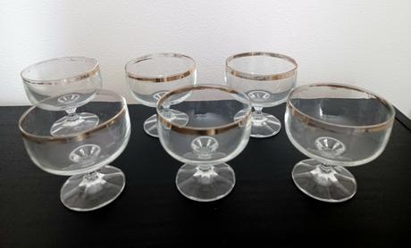 6 pohárov na stopke 2dcl, 