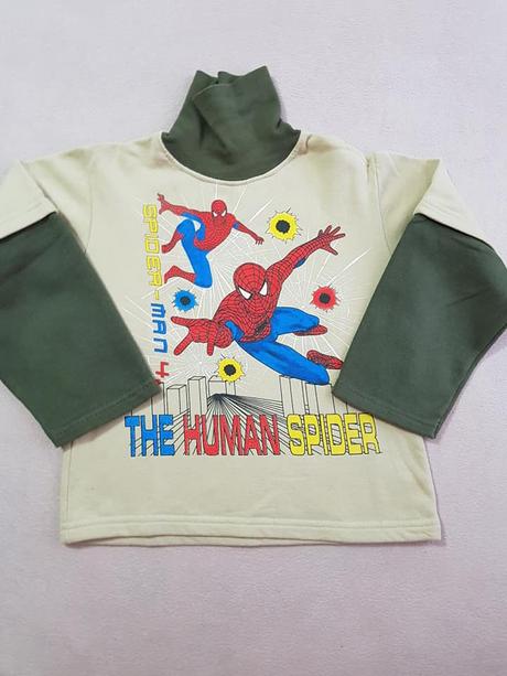 Mikina 2v1 spiderman s rolákom č.122, 122