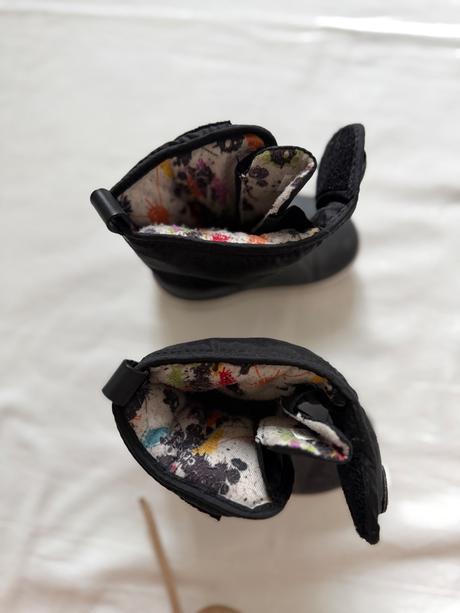 Čierne detské snehule crocs na suchý zips, crocs,22