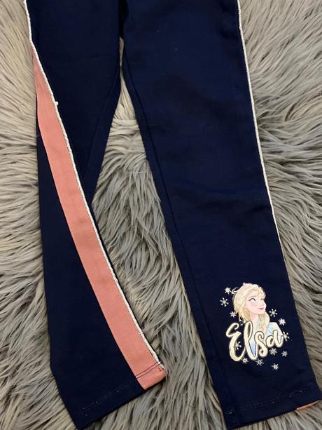 Dievčenské úzke tepláky frozen, 116