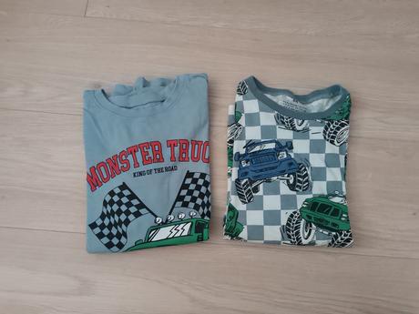 2x tričko hm, h&m,134