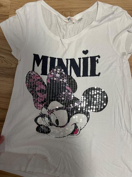 Dlhšie tričko disney, h&m,170