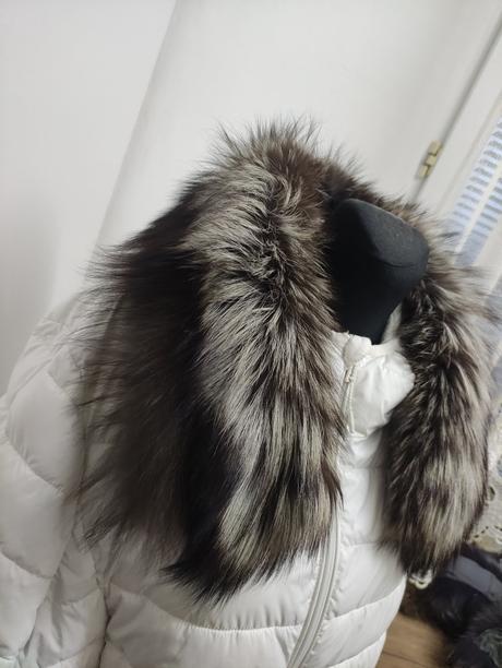 Pravá strieborná líška,na kapucňu atď, 