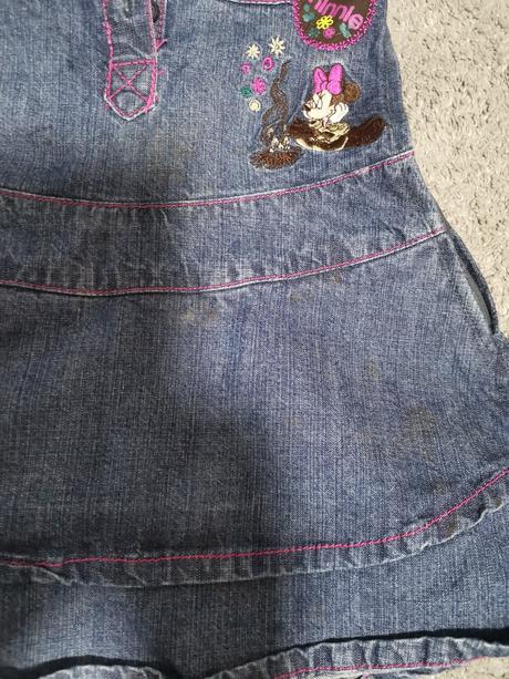 Rifľové šaty minnie mouse, disney,86