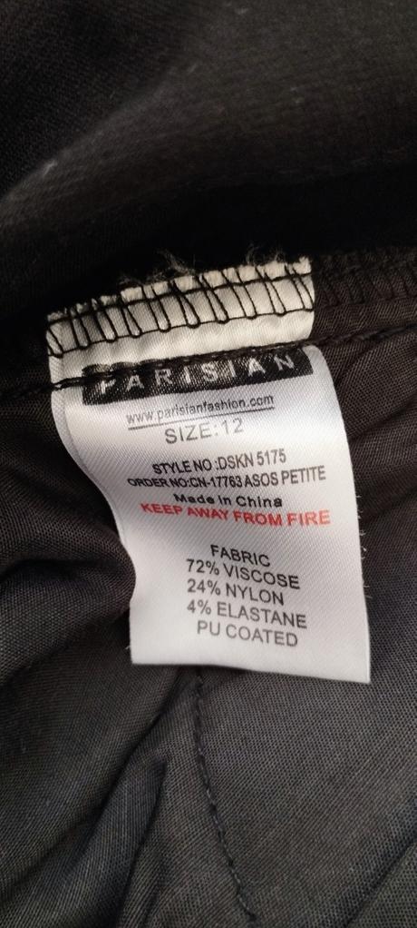 Dámske nohavice koženého vzhľadu, zn. parisian, 40