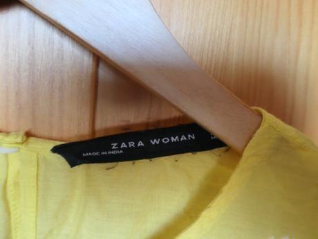 Zara nadherny vysivany damsky topik m/l, zara,l
