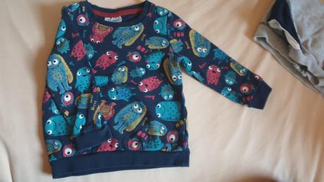 Mikinky a funkcne tricko 86/92 a prechodna vesta, disney,86