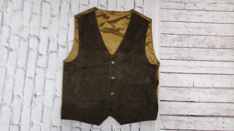 Kožená vesta, m