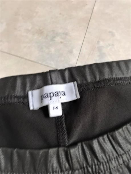 Legíny- jemne kovový vzhľad, papaya,42