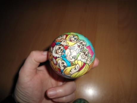 3x malá gumenna loptička, 