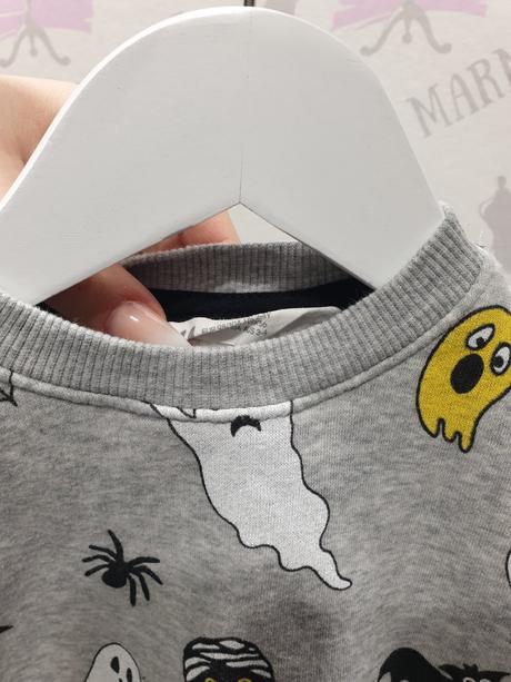 Mikina so strašidlami 98/104, h&m,98