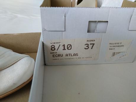 Saténové svadobné lodičky veľkosť 37, 37