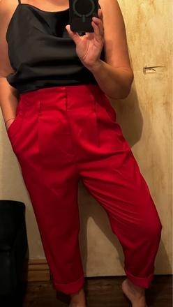 Nohavice s vysokým pasom, h&m,xl